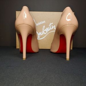 Christian Louboutin - Pigalle 100 Nude Patent 36